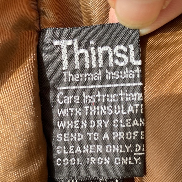 Vintage Men's Brown Leather Bomber Jacket Women Sz M Stand Collar Aviator Retro - Picture 16 of 16